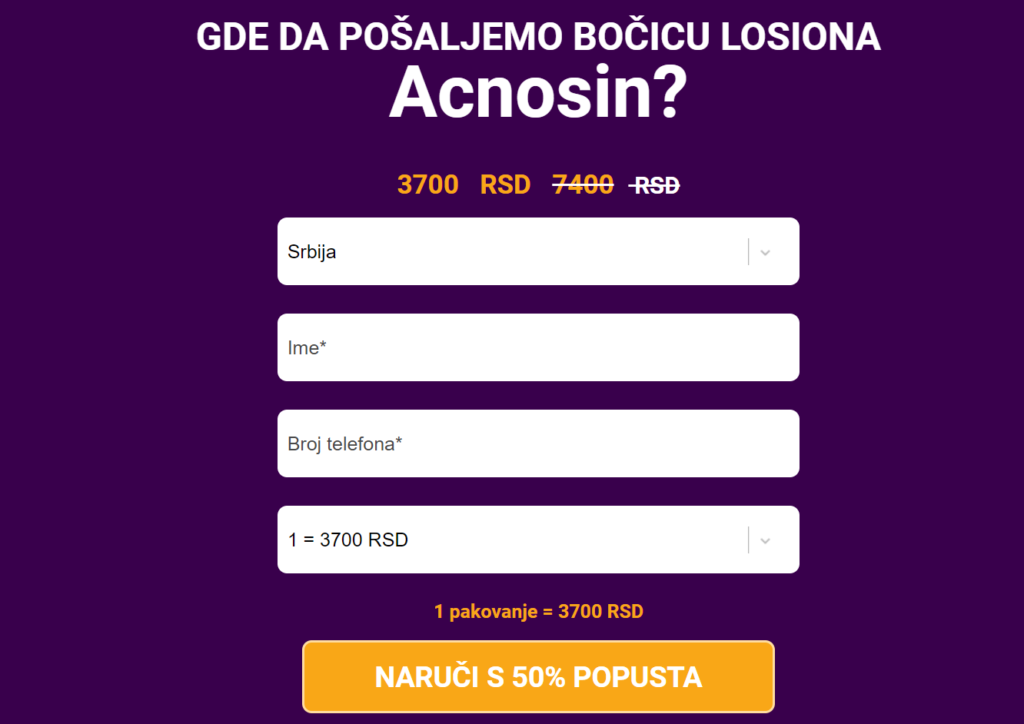 Acnosin Serbia