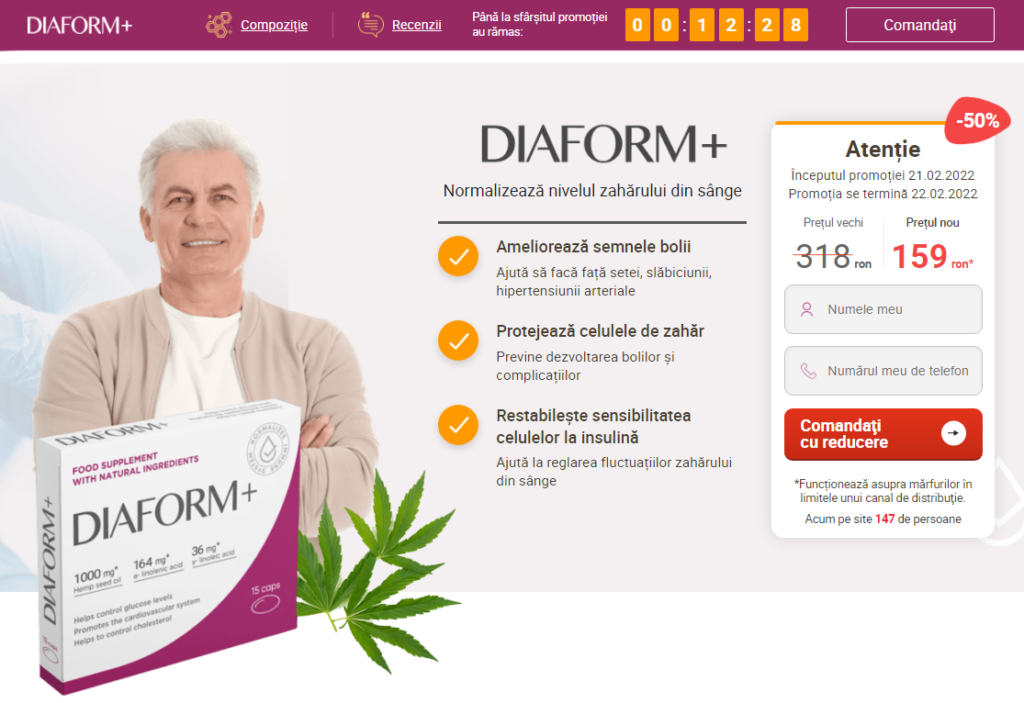 Diaform+ capsulă