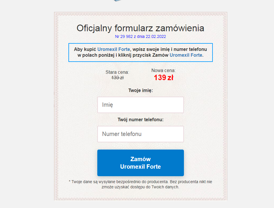 Uromexil Forte Poland