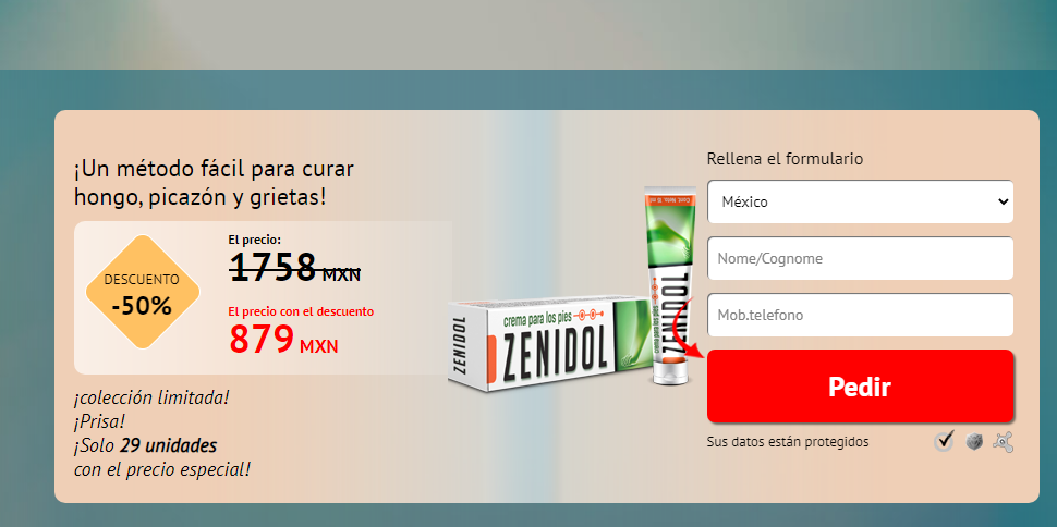 Zenidol Precio