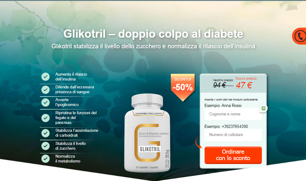 Glikotril : Pillole, Recensioni, Prezzo, lavori, Capsula, Ingredienti ...