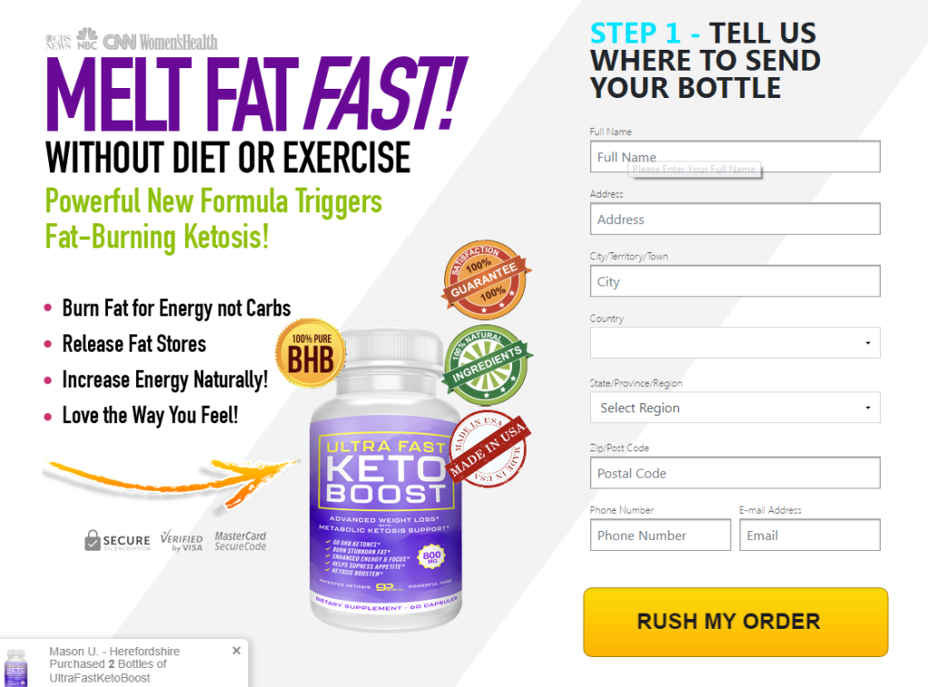 Ultra Fast Keto Boost Reviews