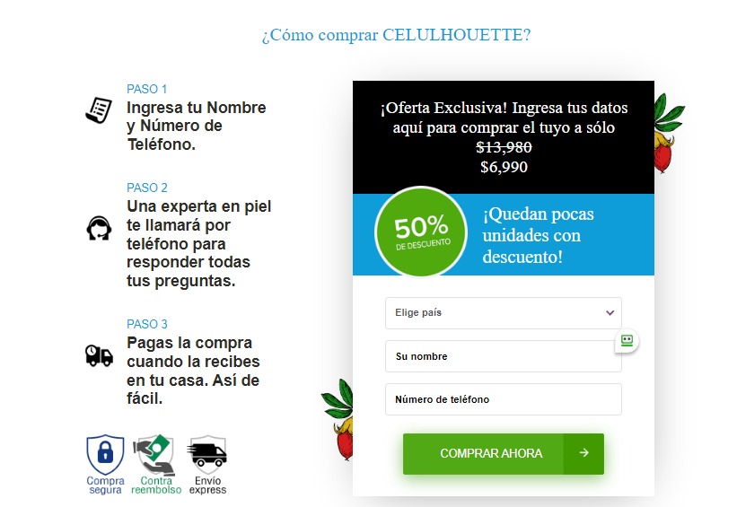 Celulhoutte Precio