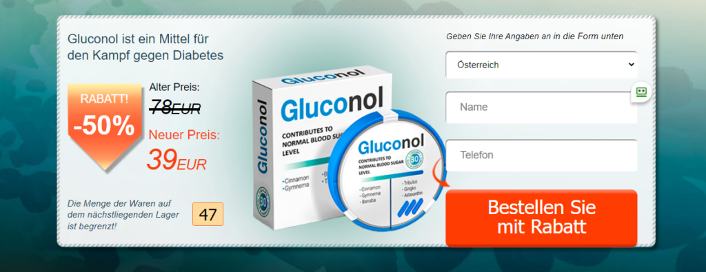 Gluconol Vorteile