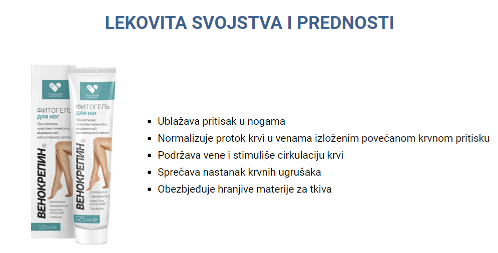 Venokrepin Sastojci