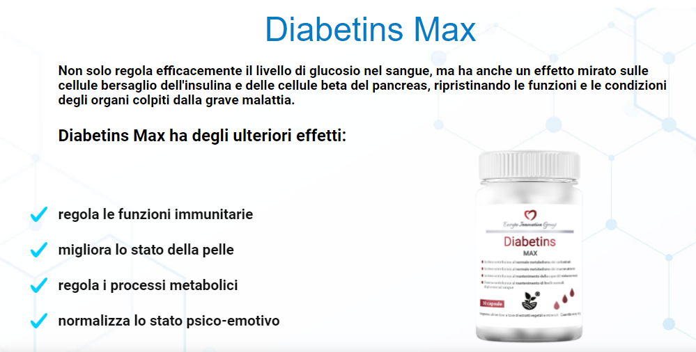 Diabetins Max ingredienti