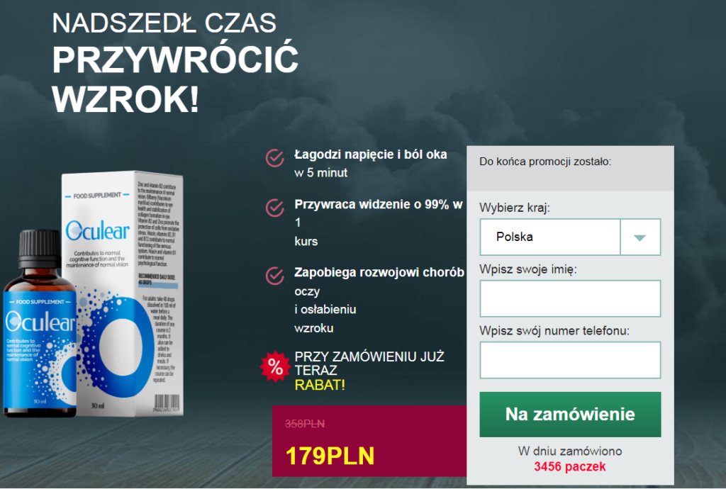 Oculear Składniki