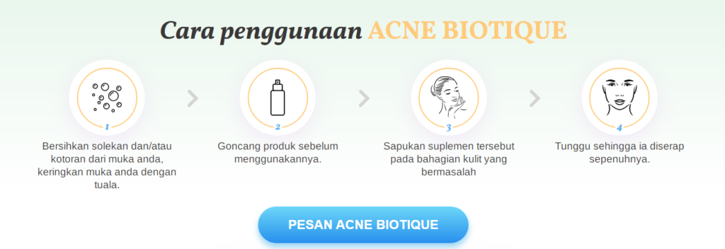 Acne Biotique bahan-bahan