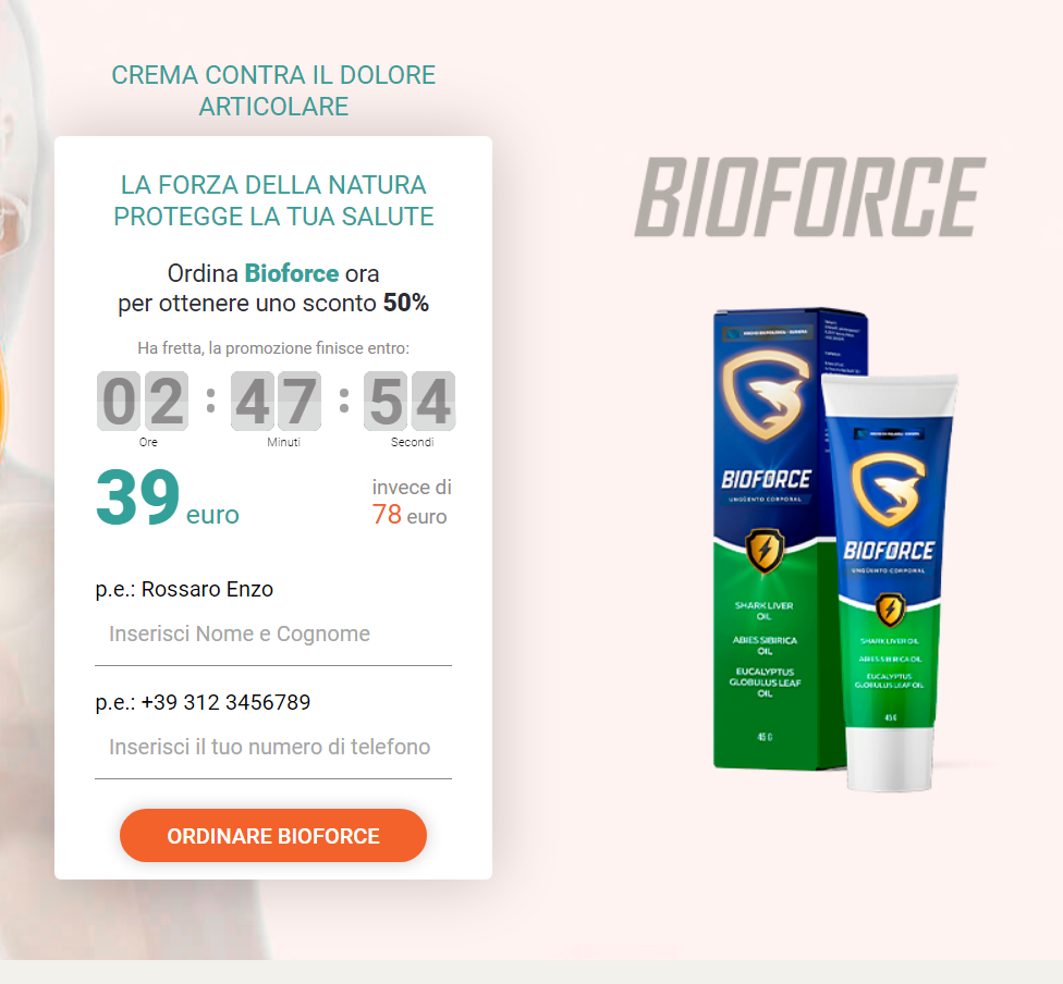 Bioforce Prezzo