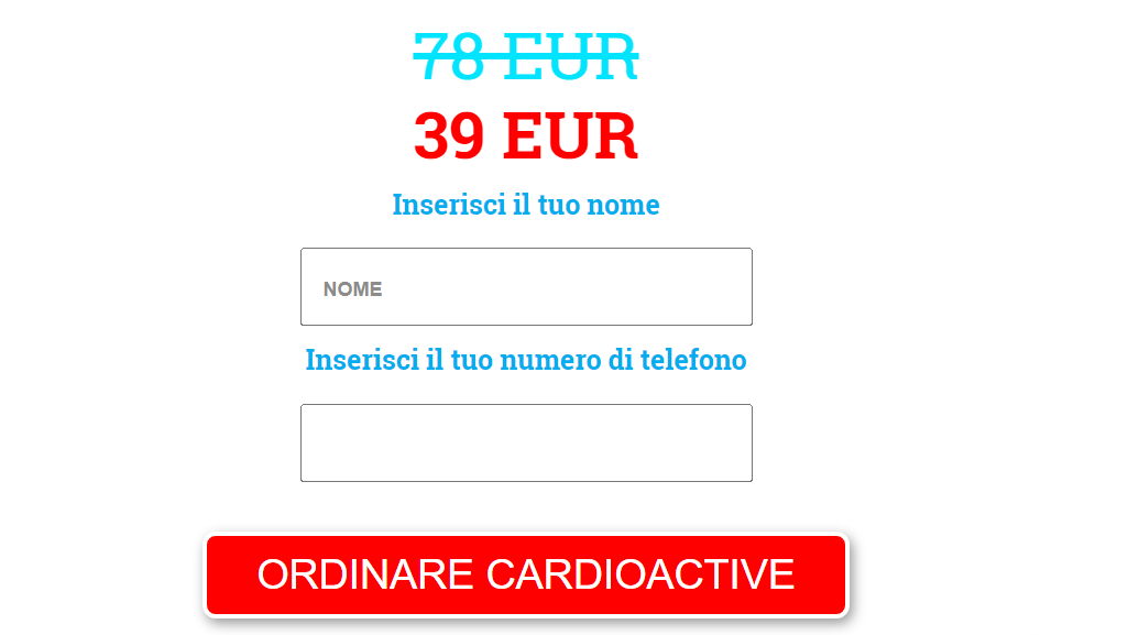 CardioActive Prezzo