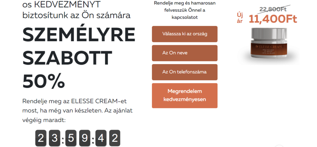 Elesse Cream Ár