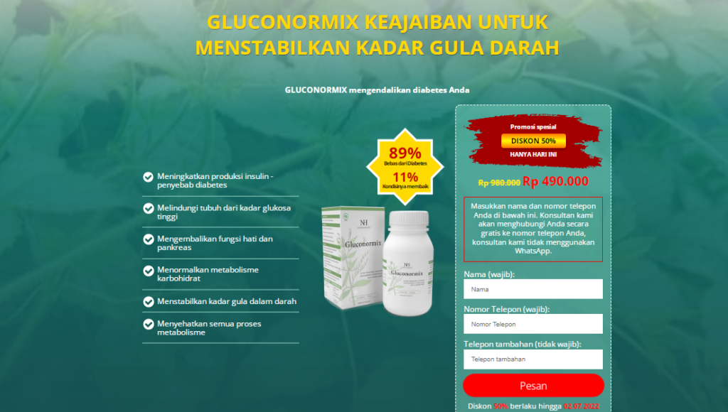 Gluconormix ulasan