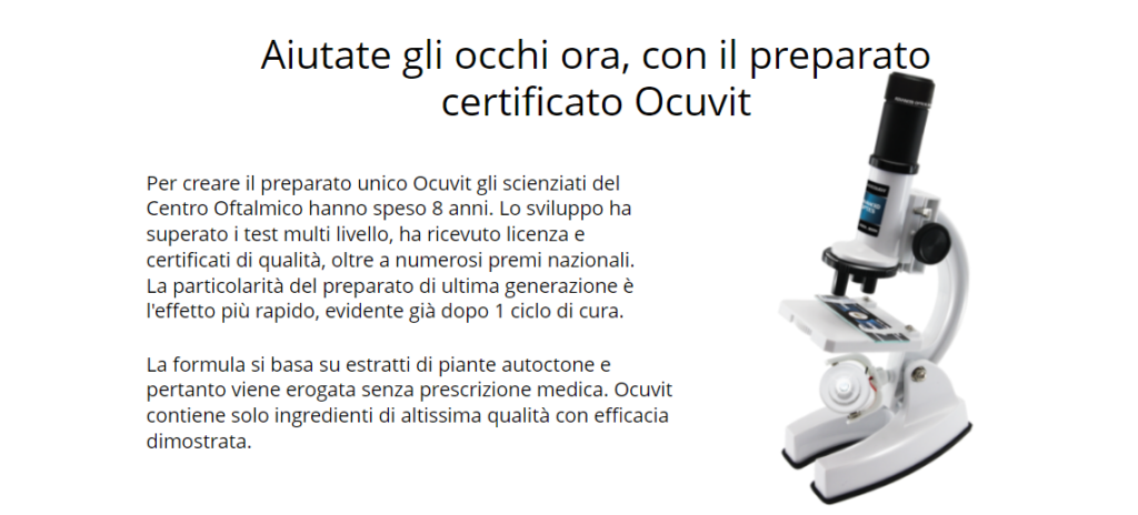 Ocuvit ingredienti