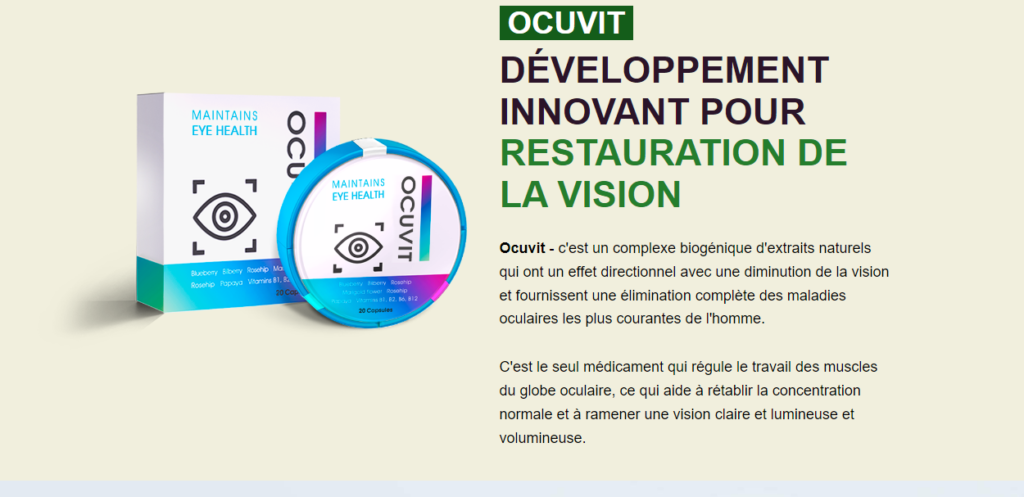 Ocuvit Ingrédients