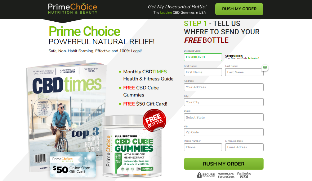 Prime Choice CBD Gummies Reviews