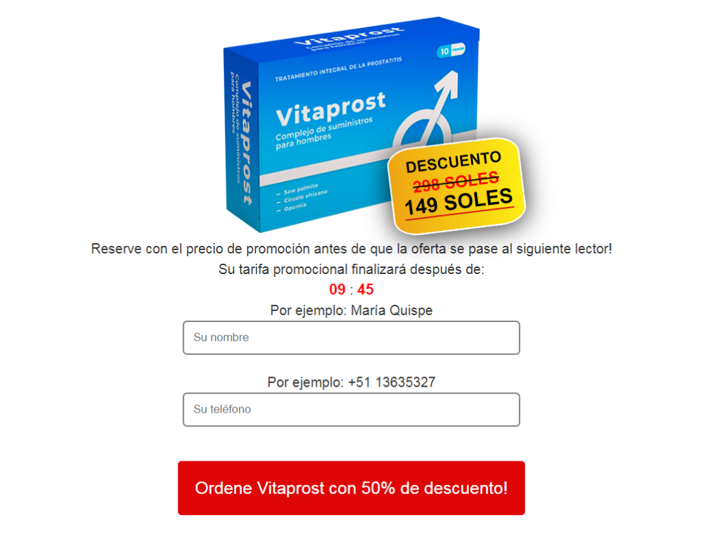 Vitaprost reseÃ±as