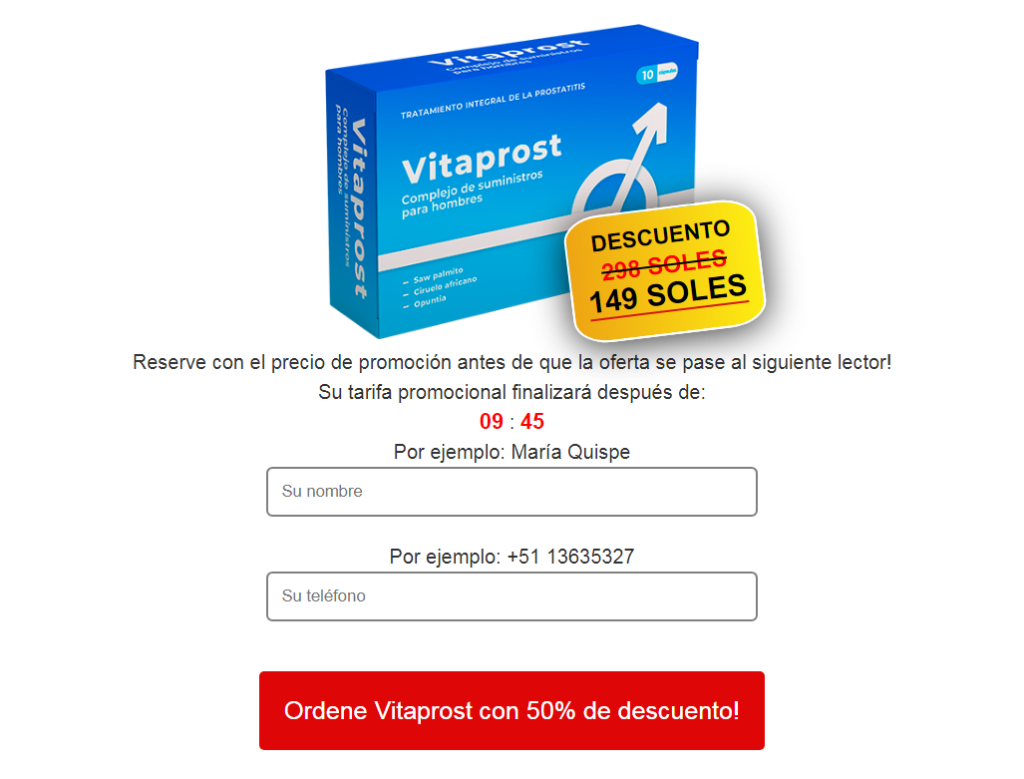 Vitaprost reseñas