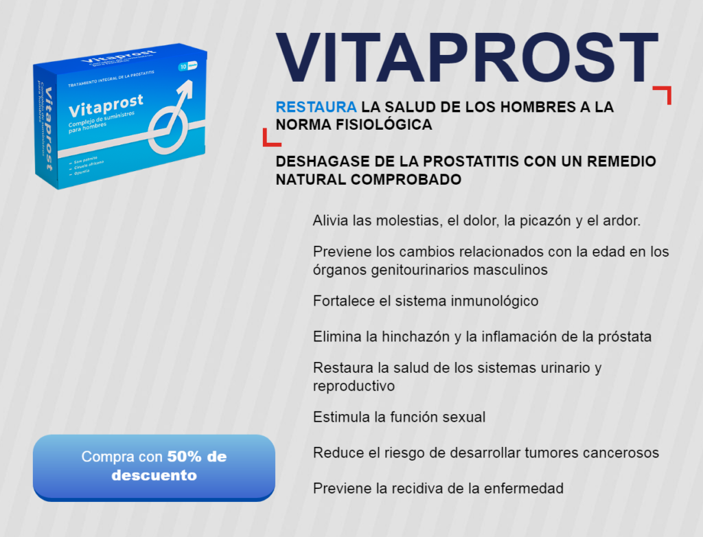 Vitaprost Ingredientes