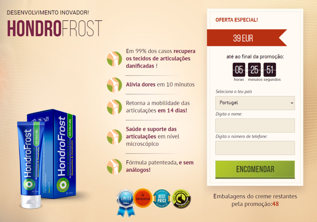 Hondrofrost Preço