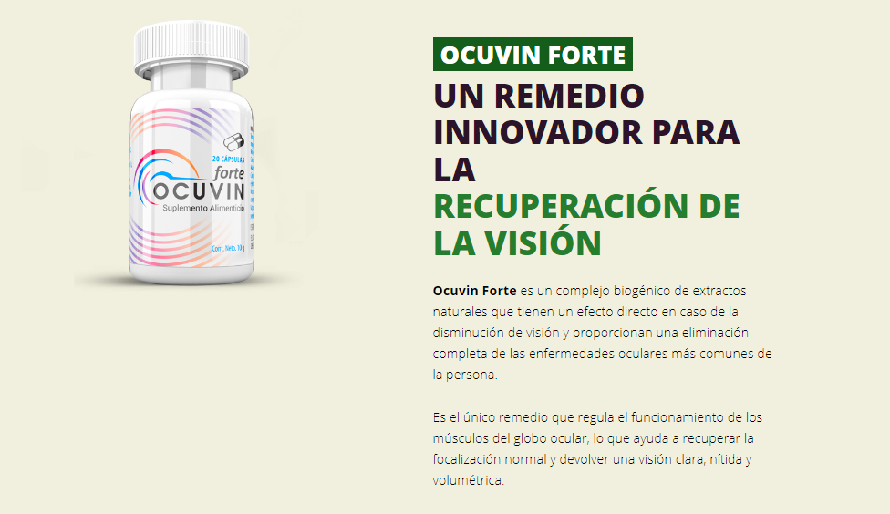 Ocuvin Forte Ingredientes