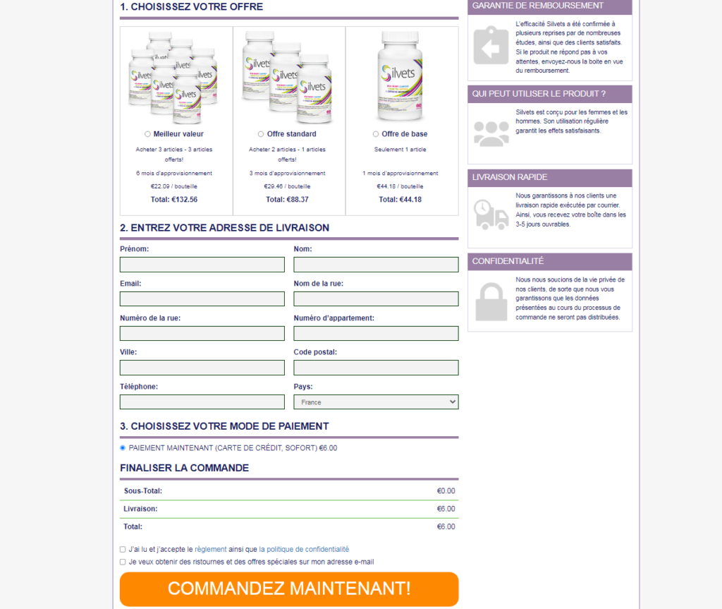 Silvets Commentaires