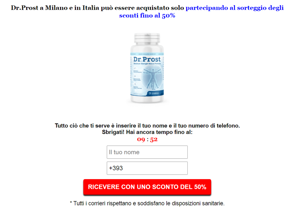 Dr.Prost Prezzo