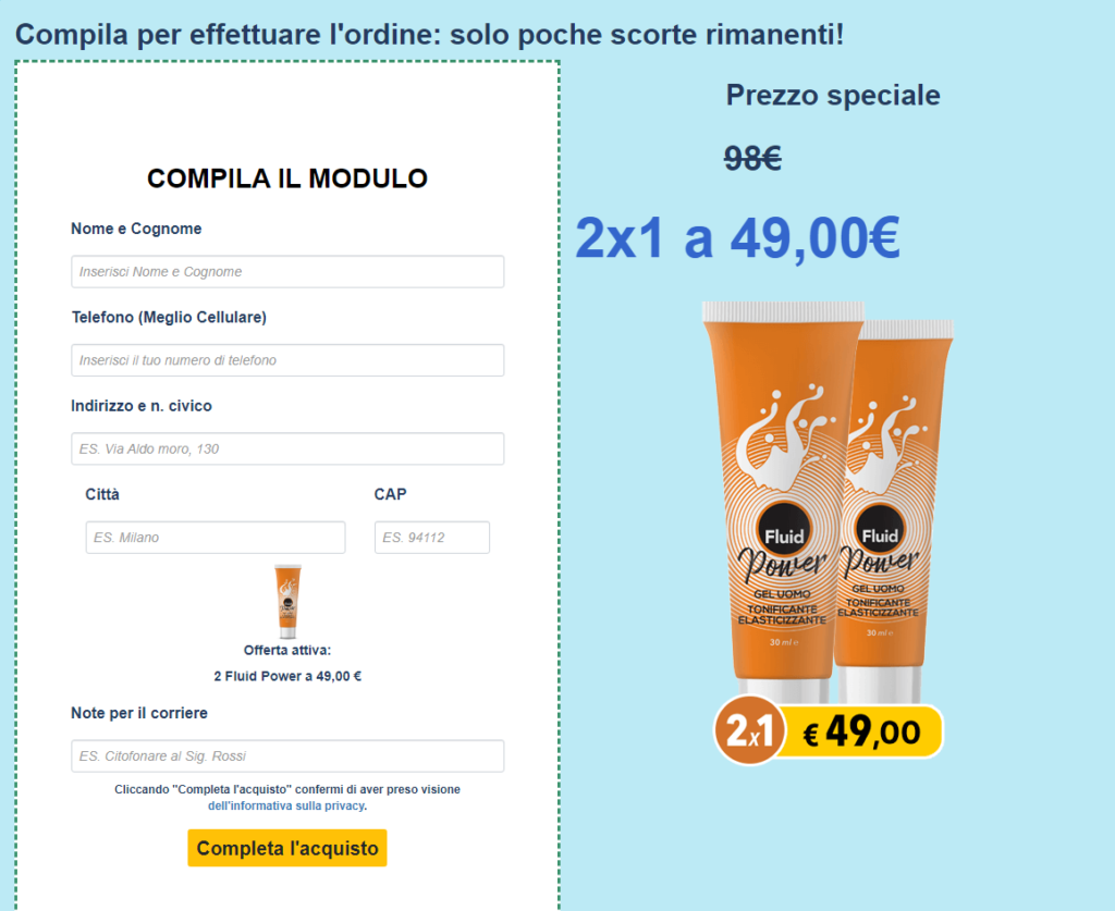 Fluid Power Gel Italy