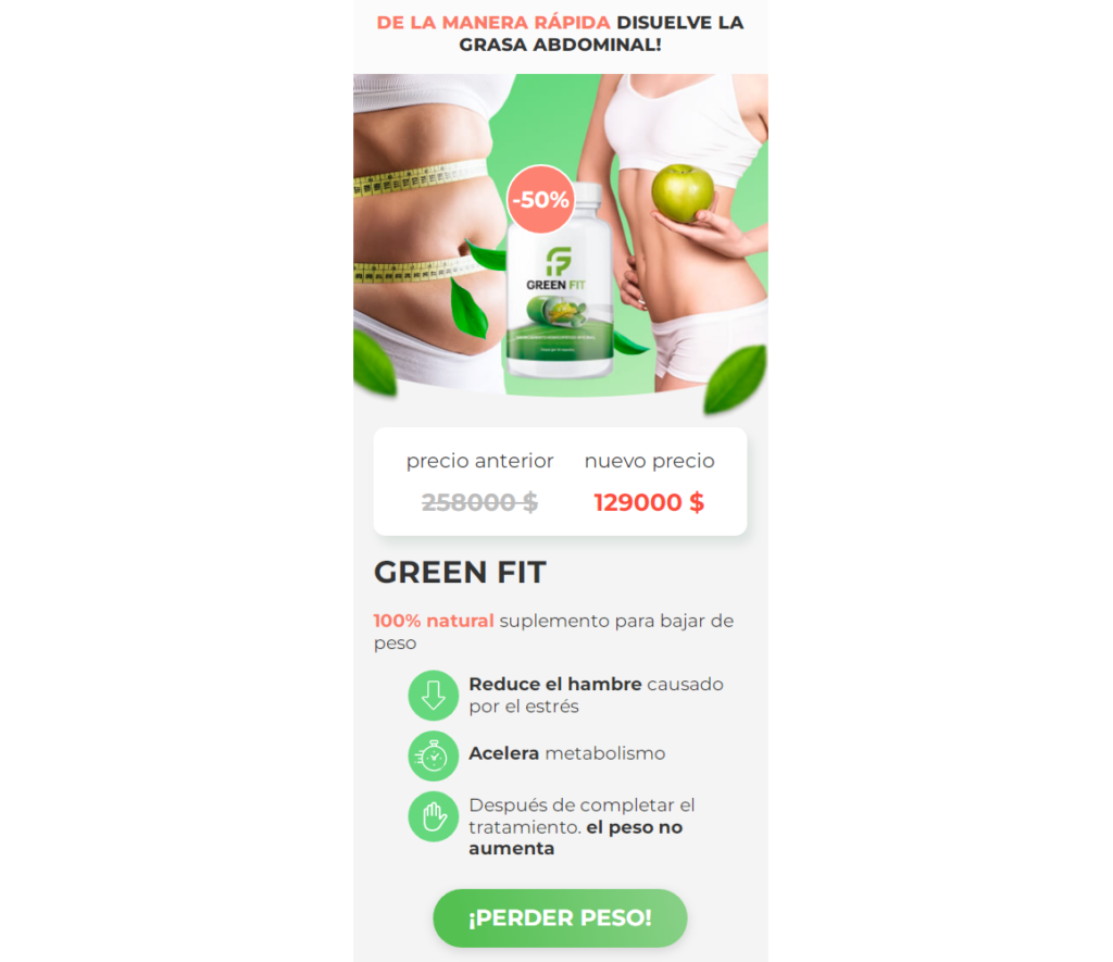 Green Fit Precio