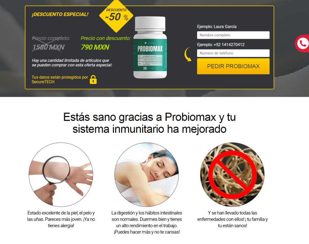 Probiomax Precio