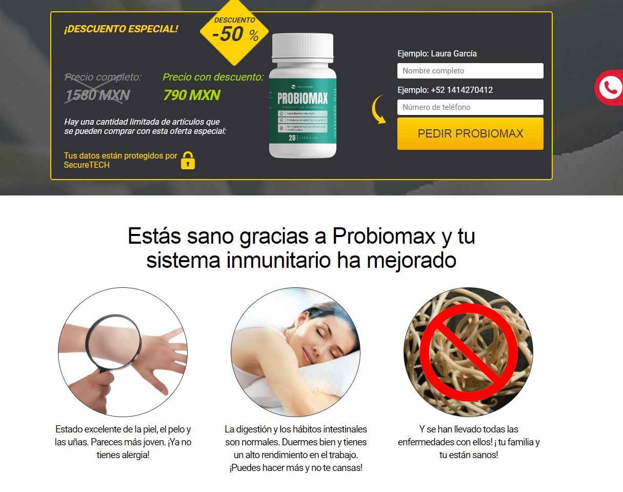 Probiomax Cápsula, Reseñas, Funciona, Precio, Beneficios, Comprar!!