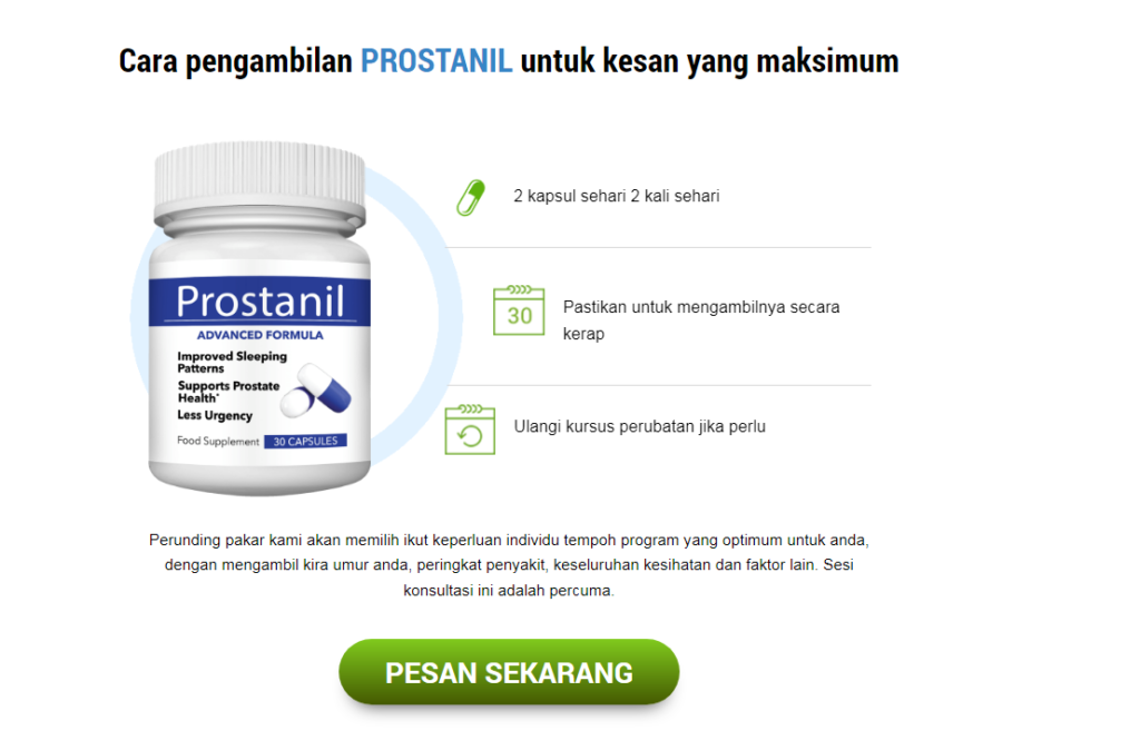 Prostanil bahan-bahan