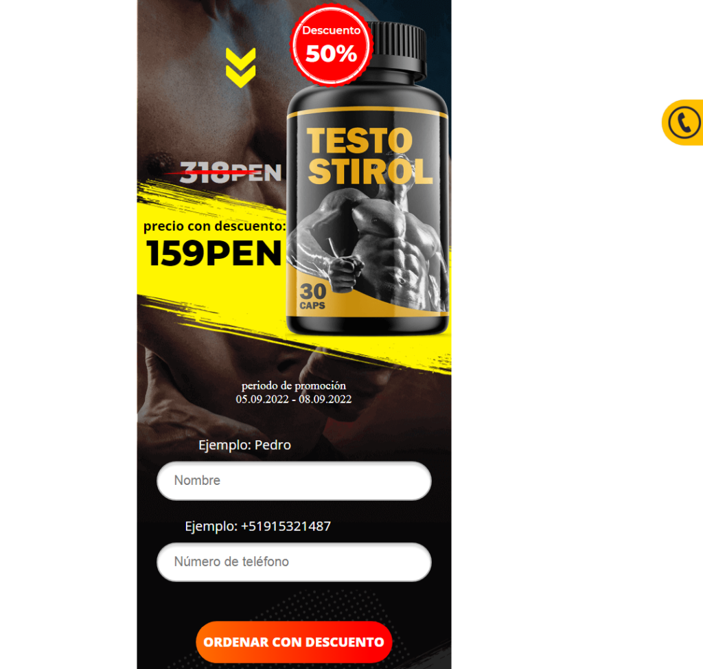 Testostirol Precio