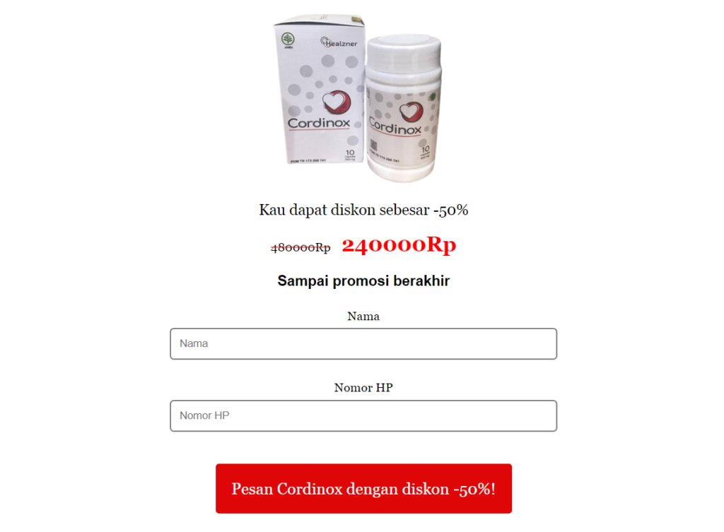 Cordinox kapsul