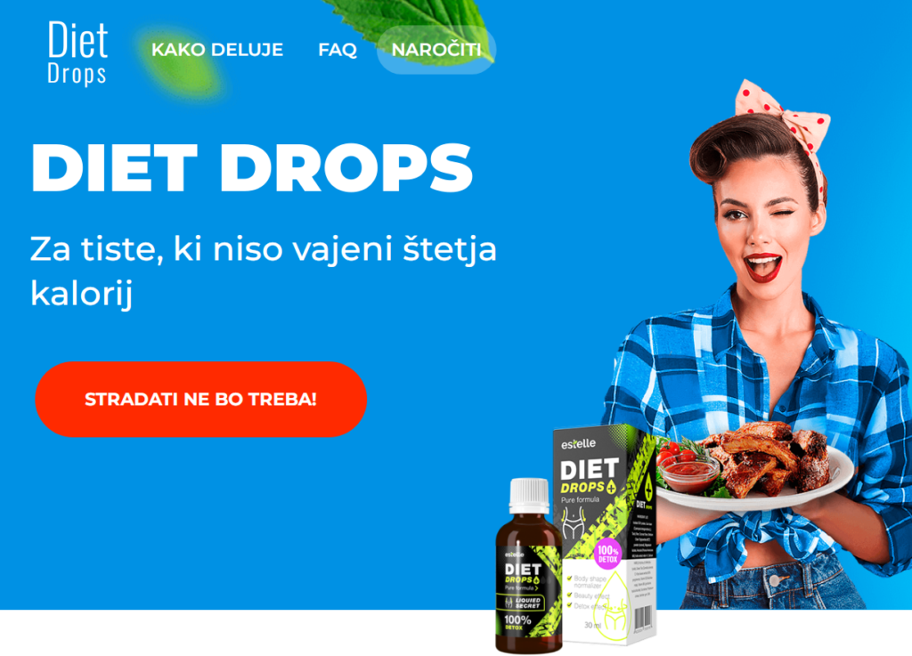 Diet Drops Sestavine
