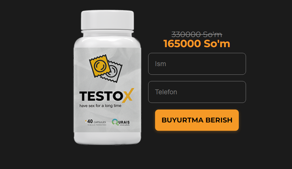 TestoX Uzbekistan