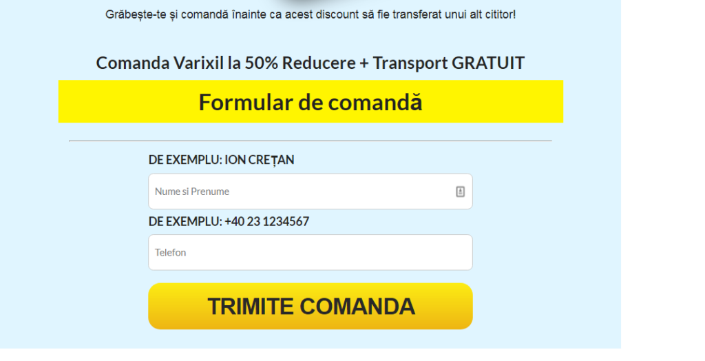 Varixil Forte Preț