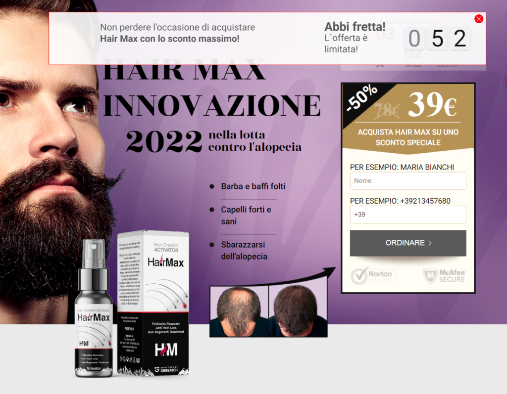 Hairmax recensioni