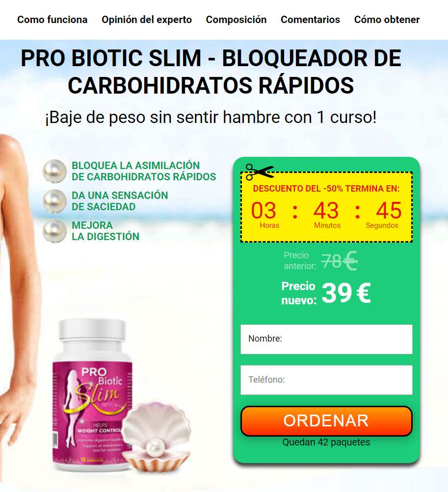 Pro Biotic Slim Precio