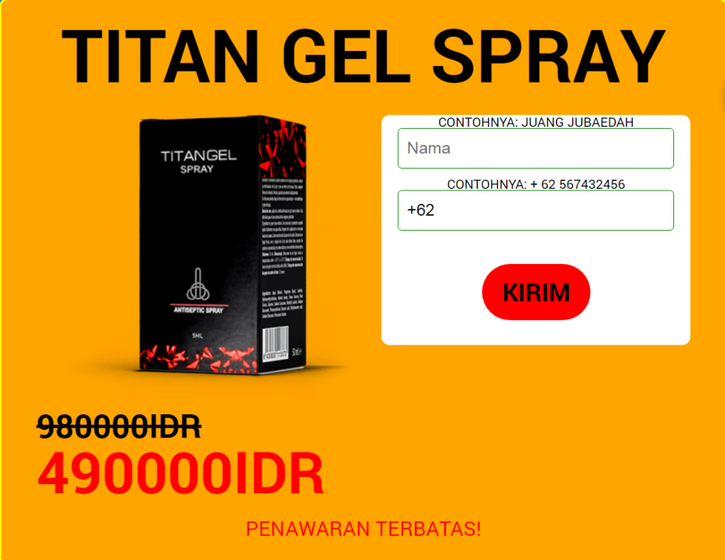 Titan Gel Spray Indonesia
