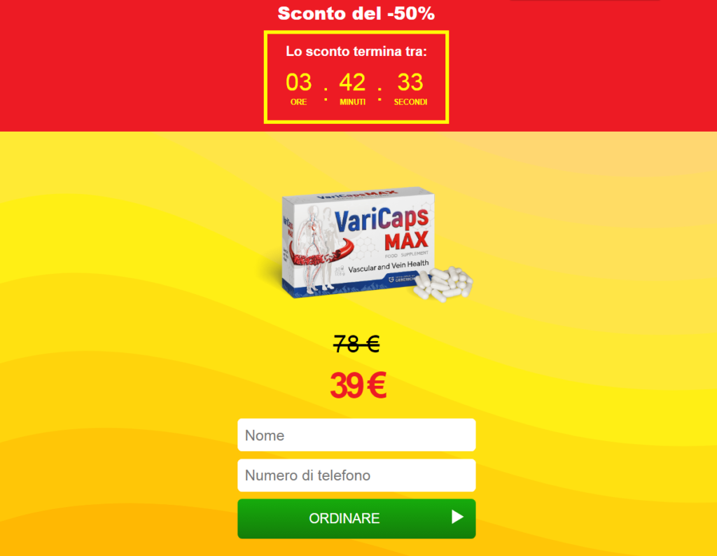 Varicaps Max recensioni