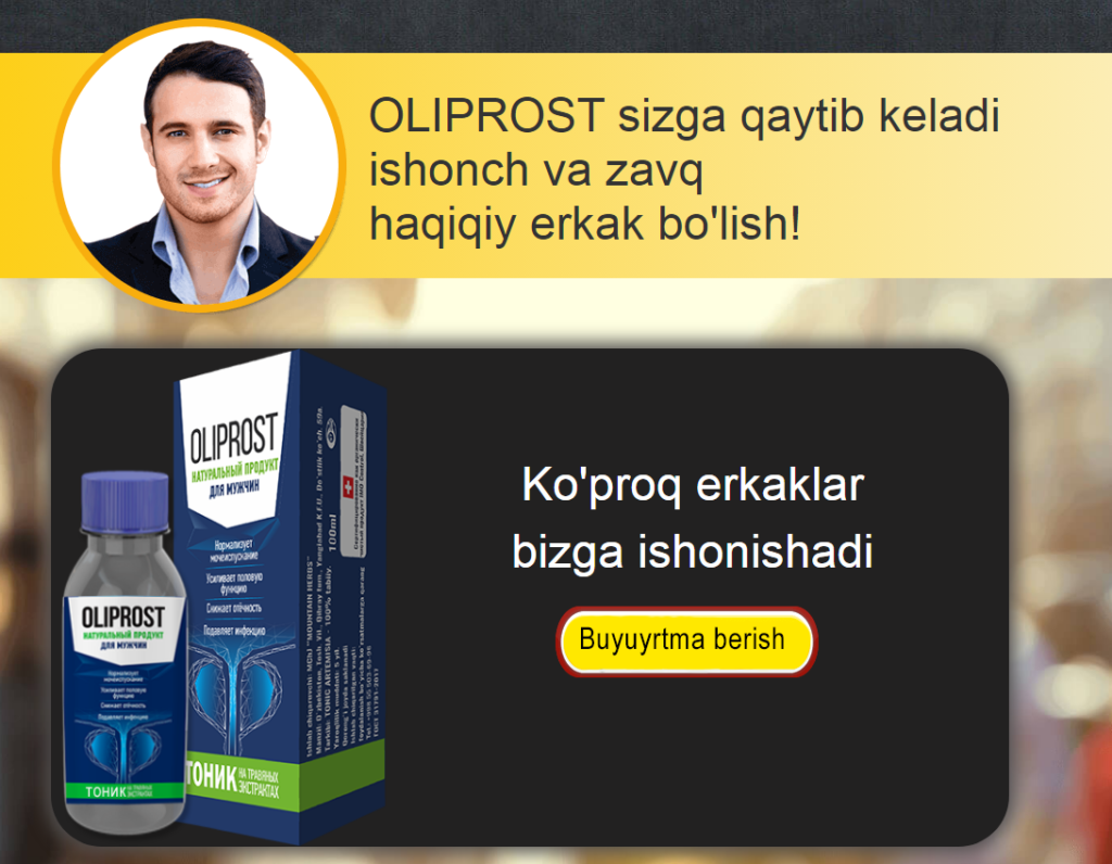 Oliprost Ingredientlar