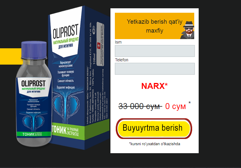 Oliprost Narxi