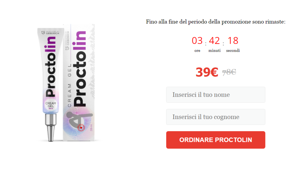 Proctolin Prezzo