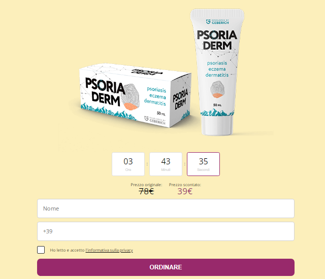 Psoriaderm Recensioni