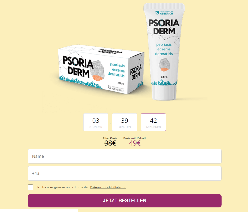 Psoriaderm Bewertungen