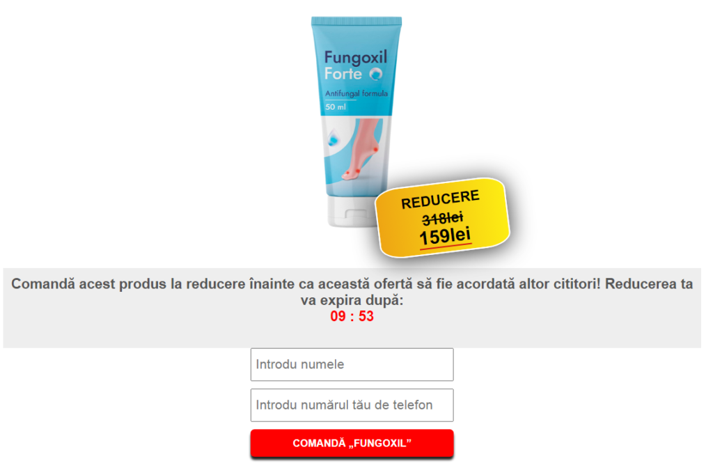 Fungoxil Forte recenzii