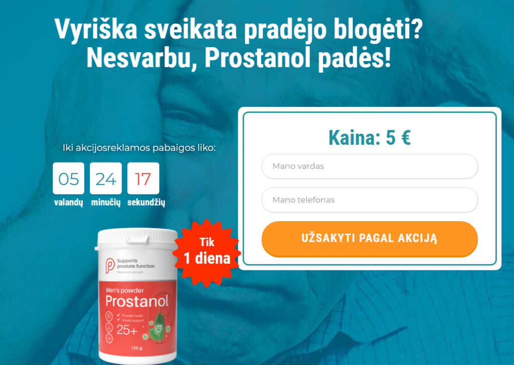 Prostanol Kaina