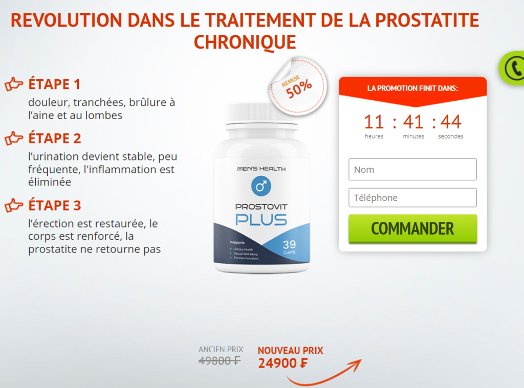 Prostovit Plus Commentaires