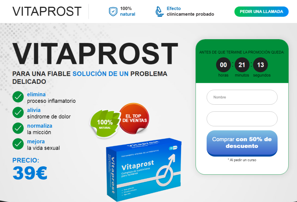 Vitaprost Precio