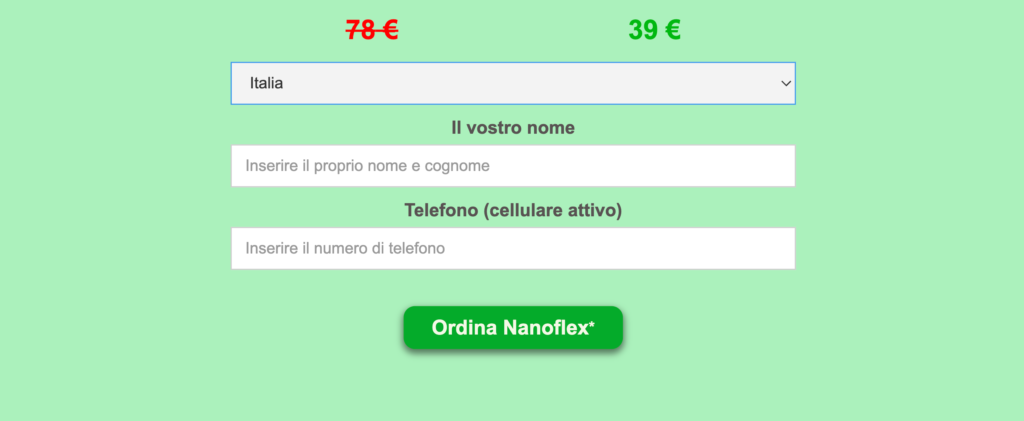 Nanoflex crema